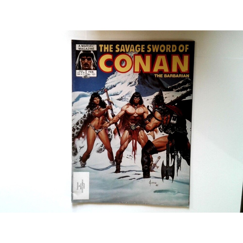 Savage Sword of Conan #121 Marvel Joe Jusko Cover 1986